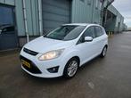 Ford C-Max 1.0 Ecoboost / Netjes / Trekh. / Stoelv. / Camera, Auto's, Voorwielaandrijving, 65 €/maand, Stof, Zwart