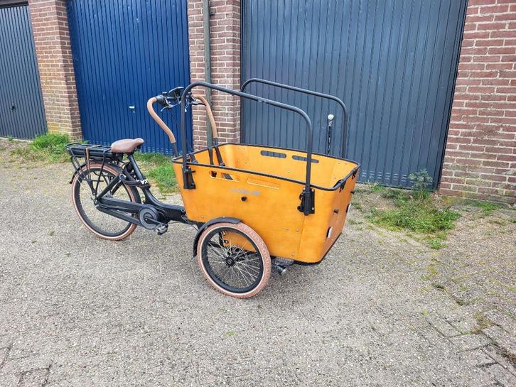 Vogue carry 3, Fietsen en Brommers, Fietsen | Bakfietsen, Zo goed als nieuw, Overige merken, 4 kinderen of meer, Elektrisch, Huif