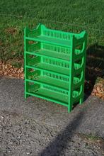 Groen keukenrek stapelkratten, Doe-het-zelf en Verbouw, Kratten en Dozen, Ophalen, Gebruikt, 50 tot 75 cm, Minder dan 35 cm