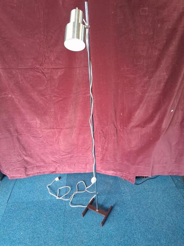 Prachtige vintage retro vloerlamp jaren zestig., Huis en Inrichting, Lampen | Vloerlampen, Gebruikt, Ophalen of Verzenden