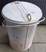 ZINKEN VUILNISBAK / PRULLENBAK UIT WIJCHEN, Huis en Inrichting, Gebruikt, 40 liter of meer, Ophalen of Verzenden, Metaal