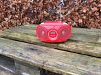 nieuwstaat rood wit draagbare radio cd speler philips, Ophalen of Verzenden, Nieuw, Philips, Met radio