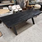 Eettafel Muden Mat Zwart 220 cm van Light & Living, Ophalen