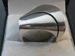 Unieke Zilveren Design Ring, Verzenden, Nieuw, 17 tot 18, Dame