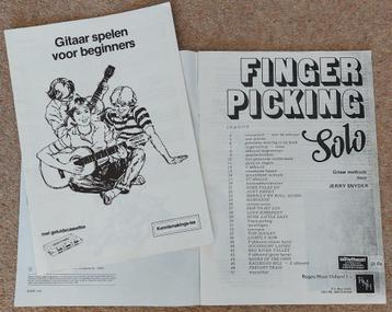 Bladmuziek voor gitaar -voor beginners + finger picking solo beschikbaar voor biedingen