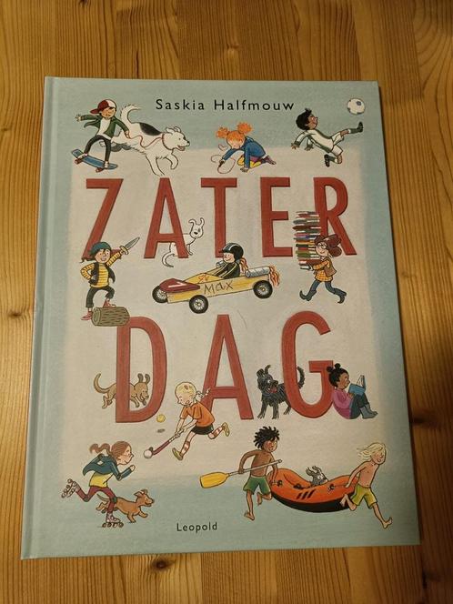 Saskia Halfmouw - Zaterdag, Boeken, Prentenboeken en Plaatjesalbums, Zo goed als nieuw, Plaatjesalbum, Ophalen of Verzenden