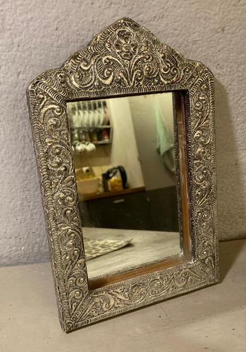 Vintage oude Marokkaanse India oosterse spiegel wandspiegel beschikbaar voor biedingen