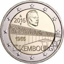 2 Euro Luxemburg 2016 - Charlotte Brug - UNC, Postzegels en Munten, Munten | Europa | Euromunten, Losse munt, 2 euro, Luxemburg