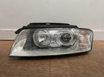 Linker koplamp halogeen Audi A8 D3 facelift, Auto-onderdelen, Verlichting, Ophalen of Verzenden, Audi