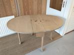 Ovalen vintage inklapbare salontafel, Ophalen, Gebruikt, 100 tot 150 cm, 50 tot 75 cm