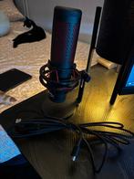 HyperX Quadcast Microfoon - Perfecte Staat!, Muziek en Instrumenten, Microfoons, Ophalen of Verzenden, Zo goed als nieuw, Studiomicrofoon
