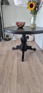 massief grenen tafel ,geverfd, Huis en Inrichting, Tafels | Salontafels, Ophalen, Gebruikt, 100 tot 150 cm, Rond