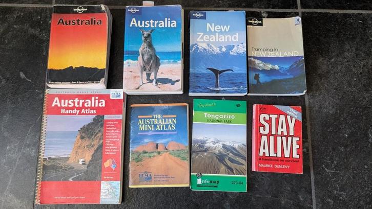 Lonely Planet Australia / NewZealand 4 stuks, Boeken, Reisgidsen, Gelezen, Reisgids of -boek, Australië en Nieuw-Zeeland, Lonely Planet