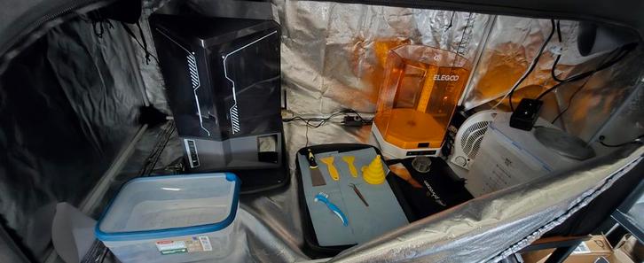 Elegoo Saturn 4 Ultra 3d printer met extra's!, Computers en Software, 3D Printers, Zo goed als nieuw, Ophalen