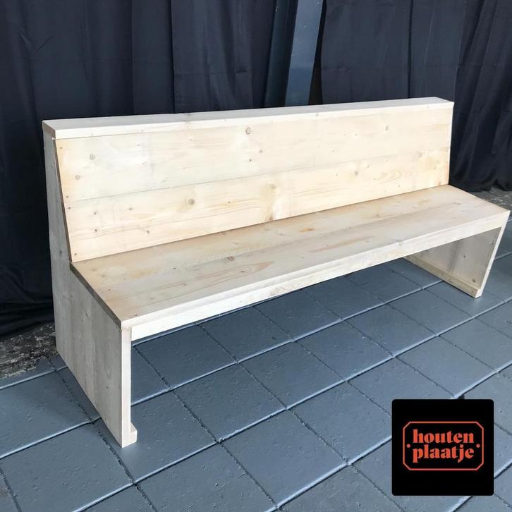 Gevelbankje Mike - steigerhout, Tuin en Terras, Tuinbanken, Nieuw, Hout, Ophalen
