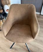 Eetkamerstoelen 4 stuks draaibaar, Huis en Inrichting, Ophalen, Bruin, Zo goed als nieuw, Vier