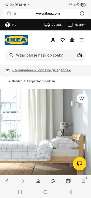 2x eenpersoonsbed Neiden Ikea incl. Lattenbodem - afbeelding 3