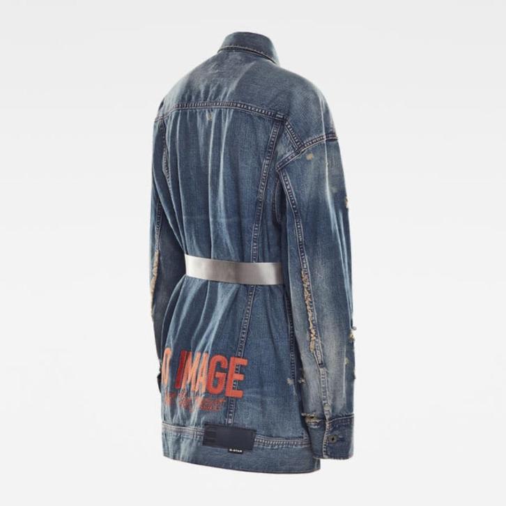 G-Star RAW EXCLUSIVES LIJN E 3301 met tailleriem maat L, Kleding | Dames, Jasjes, Kostuums en Pakken, Zo goed als nieuw, Jasje