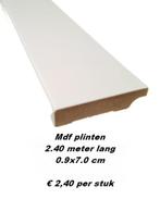 Aanbieding Mdf plinten, Ophalen, Nieuw, Mdf, 200 tot 250 cm