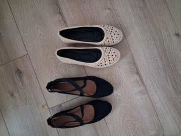 2 paar Gloednieuwe schoenen mt. 36 beschikbaar voor biedingen