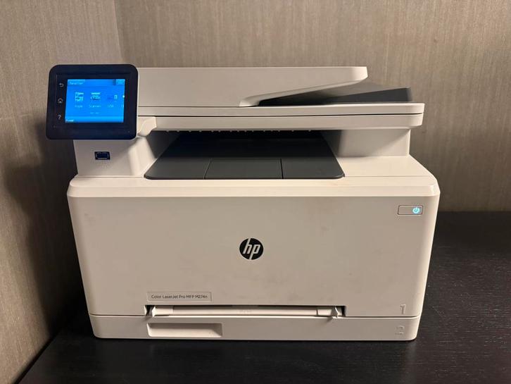HP Color LaserJet Pro MFP M274n printer met extra toners, Computers en Software, Printers, Zo goed als nieuw, Scannen, Ophalen of Verzenden