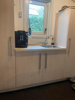 Keukenkast met wasbak, Bijkeuken, Huis en Inrichting, Ophalen, Gebruikt, 200 cm of meer, Beige