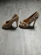Gelinsterde Hakken Maat 35, Ophalen of Verzenden, Zo goed als nieuw, Beige, Pumps