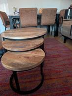 Zgan haco salontafel zie omschrijving, Ophalen, 50 tot 100 cm, Rond, 50 tot 100 cm