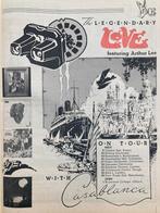 Paginagrote A3 advertentie LOVE tour ARTHUR LEE, Ophalen of Verzenden