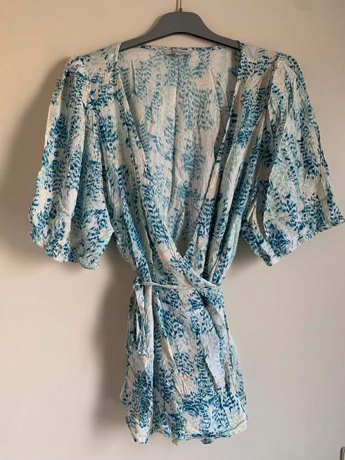 MS mode zomerse  wikkel blouse maat 48, Kleding | Dames, Grote Maten, Zo goed als nieuw, Blouse of Tuniek, Wit, Ophalen of Verzenden