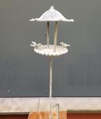 Brocante gietijzeren vogelhuis voederhuis tuinsteker, Tuin en Terras, Vogelhuisjes en Vogelbaden, Verzenden, Nieuw