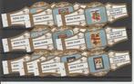 reeks - 12067  james bond  1-10  sigarenbandjes, Verzamelen, Ophalen of Verzenden, Zo goed als nieuw, Sigarenbandjes