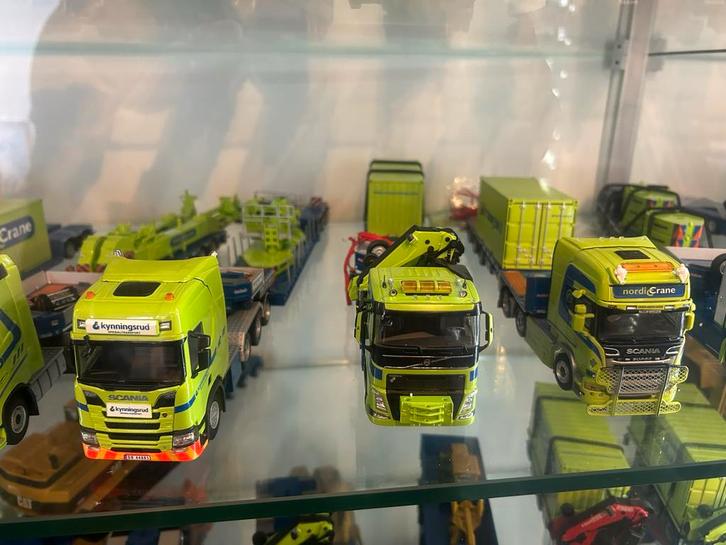 Model Trucks & Kranen - nordic crane 1/50, Hobby en Vrije tijd, Modelbouw | Auto's en Voertuigen, Zo goed als nieuw, Truck, 1:50 of kleiner