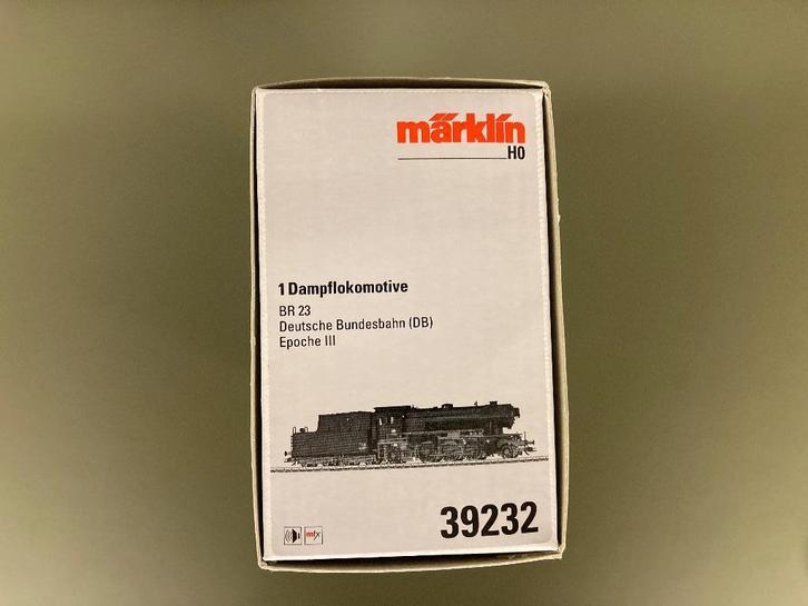 Märklin H0 / 39232 Stoomloc. BR 23 (DB) Lmtd., Hobby en Vrije tijd, Modeltreinen | H0, Zo goed als nieuw, Locomotief, Wisselstroom