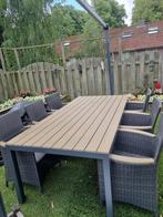 Bois le Duc tuinset, Kunststof, 6 zitplaatsen, Ophalen of Verzenden, Zo goed als nieuw