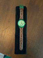 Vintage grolsch horloge, Overige materialen, Leer, Polshorloge, Zo goed als nieuw