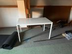 Witte tafel / bureau, Huis en Inrichting, Bureaus, Ophalen, Gebruikt