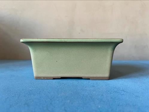 Bonsai potje lichtgroen, Tuin en Terras, Bloempotten, Aardewerk, Minder dan 25 cm, Rond, Ophalen of Verzenden