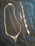 Ketting armband hanger zilver onyx nieuw vaste prijs✅, Verzenden, Zwart, Nieuw, Met edelsteen