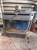 Houtkachel plus ventilator, Ophalen, Gebruikt, Hout, Houtkachel