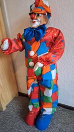 Grote clown staand carnaval gekleurde pet, Versiering, Onbekend, Ophalen of Verzenden, Zo goed als nieuw