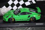PORSCHE 911 GT3 RS 2019 green /black Minichamps LTD111 WRH, Hobby en Vrije tijd, Modelauto's | 1:18, MiniChamps, Zo goed als nieuw