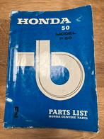 Honda P50 parts list, Fietsen en Brommers, Ophalen of Verzenden, Gebruikt
