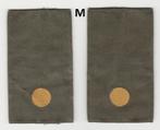 set rangen epauletten Vaandrig / Adjudant (M), Verzamelen, Verzenden, Landmacht, Nederland, Embleem of Badge