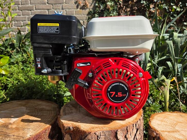 7.5 pk benzinemotor Honda Clone Asmaat 20mm NIEUW, Doe-het-zelf en Verbouw, Motoren, Nieuw, Benzinemotor, 1800 rpm of meer, Ophalen of Verzenden