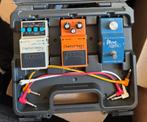 Boss Distortion, Delay & Ibanez Phase Tone met koffer, Ophalen of Verzenden, Gebruikt, Distortion, Overdrive of Fuzz