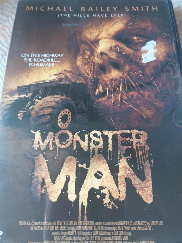Monster Man, Cd's en Dvd's, Dvd's | Horror, Zo goed als nieuw, Monsters, Vanaf 16 jaar, Verzenden