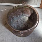 Antiek koperen ketel / koperen pot, Ophalen of Verzenden