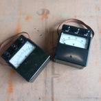 Vintage bakelieten volt an ampère meter, Ophalen of Verzenden