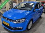 Volkswagen Polo 1.2 TSI Comfortline Airco, Auto's, Gebruikt, Euro 6, 4 cilinders, Blauw